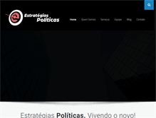 Tablet Screenshot of estrategiaspoliticas.com.br